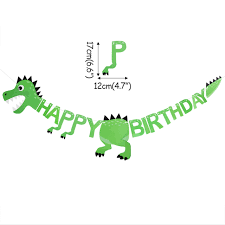 Dinosaur happy birthday banner dino standing balloon gift bags dinosaur disposable tableware kids 2nd 4thbirthday party supplies. Dinosaur Birthday Diy Garland Happy Birthday Banners Roar Dino Party Decor Balloons Wild One 1st Boy Birthday Party Decorations Banners Streamers Confetti Aliexpress