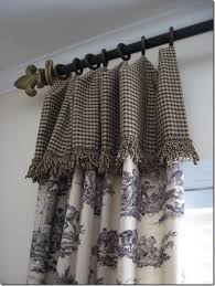 Black And Cream Toile Curtains Checks Toile French Country Curtains Diy Bay Window Curtains Home Curtains