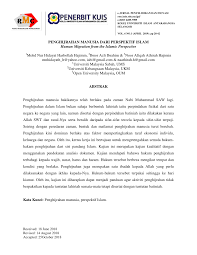 Perjalanan hijrah nabi muhammad bersama abu bakar dari makkah ke madinah (ilustrasi). Pdf Penghijrahan Manusia Dari Perspektif Islam Human Migration From The Islamic Perspective