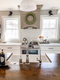 Revamp your small space with reclaimed wood kitchen walls in a clean white color. The Kitchen Remodel In My Cedar Palace Dimplesonmywhat