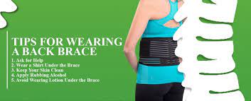Always ensure that you combine your back brace with proper posture and body mechanics. Wearing And Caring For Your Back Brace Spine Ina