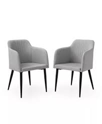 Ac Pacific Jason Modern Living Room Accent And Dining Arm Chair Set Of 2 Reviews Furniture Macy S Living Room Chairs Modern White Living Room Chairs Modern White Living Room
