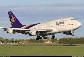 Thai Airways Boeing 747 400 At Copenhagen Kastrup Photo Id 133422 Airplane Pictures Net Boeing 747 Thai Airways Boeing 747 400