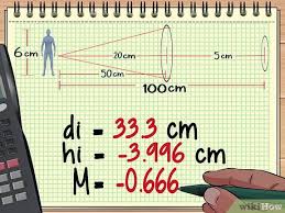 Calculate the image height use the magnification equation to solve for the image height. How To Calculate Magnification 12 Steps With Pictures Wikihow
