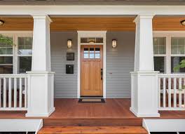 Decorative brackets dress up the porch columns with the elaborate details these homes are known for. What Is The Best Flooring For A Porch Home Decor Bliss