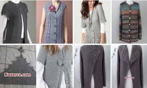 2017 Orgu Kislik Bayan Orguleri Ve Yelekleri Nazarca Com Moda Stilleri Yelek Moda