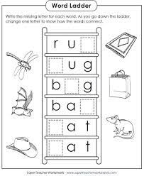 These words belong to the most common 1000 words, so that every minute kids spend on them is useful. Word Ladder Worksheets