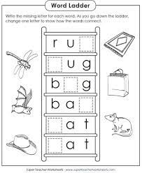 Word Ladder Worksheets