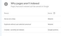 My website has some trouble to be indexed with almost all the ...