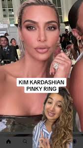 Kim Kardashian Diamond Pinky Ring Collection