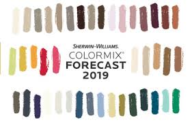 Colormix Forecast 2019 Color Trends Sherwin Williams
