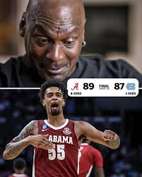 4-SEED BAMA DOWNS 1-SEED UNC 😱 Alabama Men's Basketball heads to the Elite  Eight for the first time since 2004 🐘