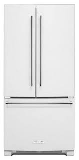 Freezer control refrigerator control before using your refrigerator it is important to prepare your refrigerator for use. White 22 Cu Ft 33 Inch Width Standard Depth French Door Refrigerator With Interior Dispenser Krff302ewh Kitchenaid