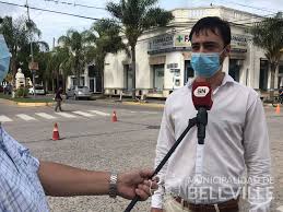 Se iniciaron los trabajos de la rotonda en calle Córdoba y avenidas España  y Güemes - Municipalidad de Bell Ville