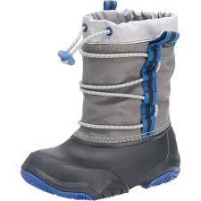Also eher für herbst und winter gedacht. Crocs Winterstiefel Swiftwater Waterproof Boot Fur Jungen Gefuttert Grau Mirapodo