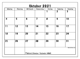 Kalender 2021 als pdf oder alternativ bild vom kalender 2021 ausdrucken. Kalender 48ms Oktober 2021 Zum Ausdrucken Michel Zbinden De