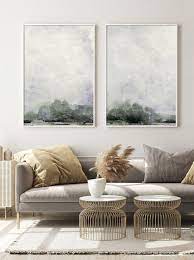 Set Of 2 Prints Neutral Art Print Set 2 Abstract Prints Etsy Living Room Art Interior Design Living Room Living Room Decor