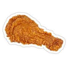 Fried Chicken Wing Sticker By Ladyboner69 En 2021 Iconos De Alimentos Comida Pollo Frito
