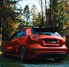 This Superhatch Knows How To Make Noises Mercedes Benz A250 X Fiexhaust Thanks To Alpenspeed Tuning Mercedes Benz Benz Mercedes