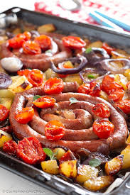 Cucinare questo semplice e riccola zuppa dovrebbe essere presa: Salsicce Alla Siciliana Piatto Unico Facile E Veloce Ricette Ricette Di Cucina Ricette Contorni