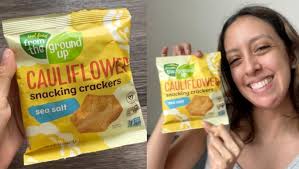 Amazon.com: FROM THE GROUND UP Sea Salt Cauliflower Snacking Crackers, 3.5  OZ