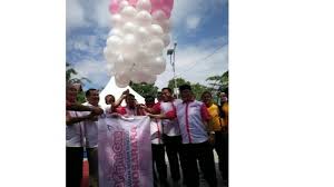 Rombongan Ekspedisi Energi Celebes Resmikan Bright Gas Taman Wisata Tanggul Nosarara Tribun Manado