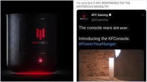 Kfc have unveiled the kfconsole, its own take on the gaming industry, combining chicken and video games. Xjnh1e8zmptfam