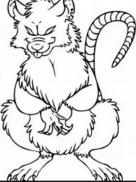 Rats lives in groups, all coming from the same family, and therefore having the same smell. Templeton The Rat Coloring Page Rat Has A Larger Size Than Mice Like A Mole Rat With A Long Hairy Tail And Scaly Animal Coloring Pages Coloring Pages Rats