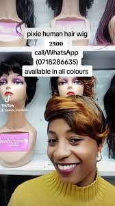 Happy new year to all our esteemed clients ❤, Btw have you tried our pixie  wigs?, They are just something else❤, @2500 only , Fitting✅, Colours ✅, 📌  Dubois road, flora house building, entrance written ...