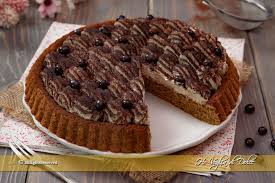 Crostata Morbida Al Caffe E Crema Al Mascarpone