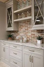 Yenhome brown brick wallpaper 17.7x118 brick peel and stick wallpaper stick on kitchen backsplash wallpaper self adhesive contact paper waterproof removable wallpaper for bathroom walls decoration. 110 Brick Backsplash Inspiration Ideas In 2020 Brick Backsplash Kitchen Remodel Kitchen Design