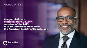 Peter Mac's Prof @MAF_Dawson has won the 2025 @ASH_hematology William  Dameshek Prize