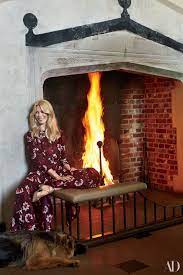 claudia schiffer s english house tour celebrity houses inside celebrity homes fireplace fender