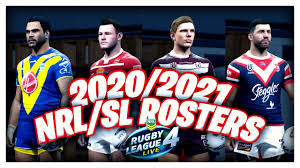 How To Download 2020 2021 Nrl Super League Rosters In Rugby League Live 4 Youtube