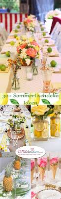 Sommertischdeko Selber Machen Diy Dekoideen Fur Deine Nachste Party Tischdekoration Sommer Diy Deko Ideen Selber Machen