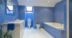 Designing a smaller bathroom is always harder than larger spaces, but this should not prevent using the right bathroom tile ideas can also be a great way to make the most of a small space, as. 21 Blue Tile Bathroom Designs Decorating Ideas Design Trends Premium Psd Vector Downloads