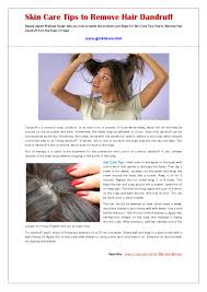 Also, vinegar helps get rid of the itchiness of the scalp. Skin Care Tips To Remove Hair Dandruff Latest News India By Latest News India Issuu