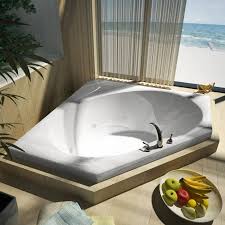 Acrylic tubs have an attractive glossy finish and are lightweight and easy to clean. What To Know Before Buying A Whirlpool Bathtub Overstock Com