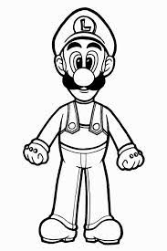 Super mario coloring page elegant images mario odyssey coloring. Luigi Coloring Pages Gambar