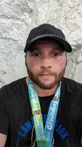 Lacey Jenel and I ran a 10k underground this morning. She slowed down for  me to match my slow pace. When you have the best support and partner the  world seems easier.