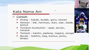 ( a ) kata nama am 1. Kata Nama Khas Youtube