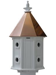 Birdhouse ideas for the garden. Amazon Com Nc Birdguy Two Story 8 Compartment Songbird Weather Resistant Birdhouse With Copper Roof Made In The Usa H14c Bird Houses Garden Outdoor