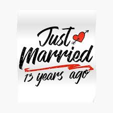 Here is a lovely diy card made of lace, with perfect customization. 13th Anniversary Posters Redbubble