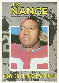 Jim Nance Football Cards