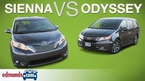 2017 toyota sienna limited premium in depth review. Honda Odyssey Vs Toyota Sienna Edmunds A Rated Minivans Face Off Youtube