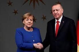 Angela merkel asked president trump to shake hands. Turkey Committed To Improving Eu Relations Erdogan Tells Merkel Daily Sabah