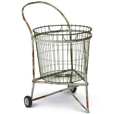 Our furniture, home decor and accessories collections feature vintage laundry baskets in quality materials and classic styles. Two Wheel Vintage Style Laundry Cart Laundry Cart Dot And Bo Laundry Room Decor