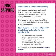 Gemstone Meaning Pink Sapphire Gemstone Meanings Pink Sapphire Gemstones