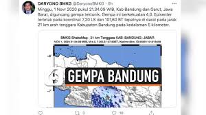 Gempa hari ini « gempa bumi « gempa terkini. Berita Gempa Bandung Hari Ini Kabar Terbaru Terkini Liputan6 Com