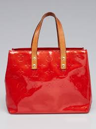 Louis vuitton malletier, commonly known as louis vuitton or by its initials lv, is a french fashion house and luxury goods company founded i. Louis Vuitton Red Monogram Vernis Reade Pm Tote Bag Yoogi S Closet
